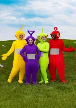 Plus Size Tinky Winky Teletubbies Adult Costume 8 Plus Size Tinky Winky Teletubbies Adult Costume -Halloween Costumes plus size tinky winky teletubbies costume alt 1
