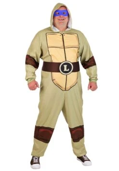 Plus Size Teenage Mutant Ninja Turtles Hooded Jumpsuit Costume For Adults 29 Plus Size Teenage Mutant Ninja Turtles Hooded Jumpsuit Costume For Adults -Halloween Costumes plus size tmnt hooded jumpsuit costume alt 15