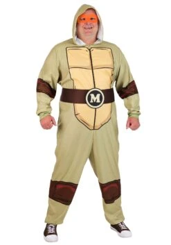 Plus Size Teenage Mutant Ninja Turtles Hooded Jumpsuit Costume For Adults 34 Plus Size Teenage Mutant Ninja Turtles Hooded Jumpsuit Costume For Adults -Halloween Costumes plus size tmnt hooded jumpsuit costume alt 18