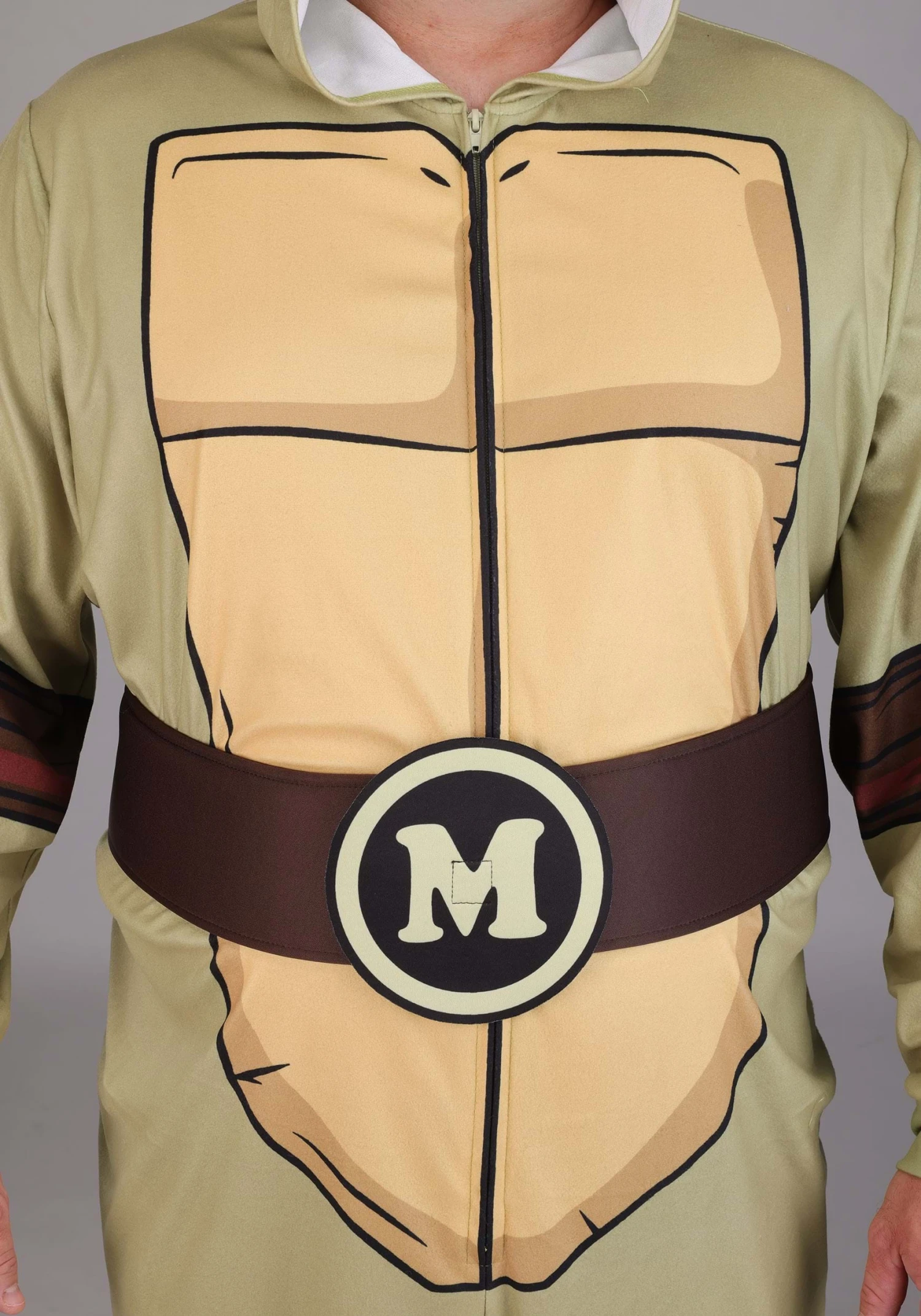 Plus Size Teenage Mutant Ninja Turtles Hooded Jumpsuit Costume For Adults 19 Plus Size Teenage Mutant Ninja Turtles Hooded Jumpsuit Costume For Adults - Image 17