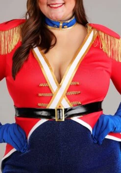 Plus Size Sexy Toy Soldier Costume For Women -Halloween Costumes plus size toy soldier costume dress alt 3