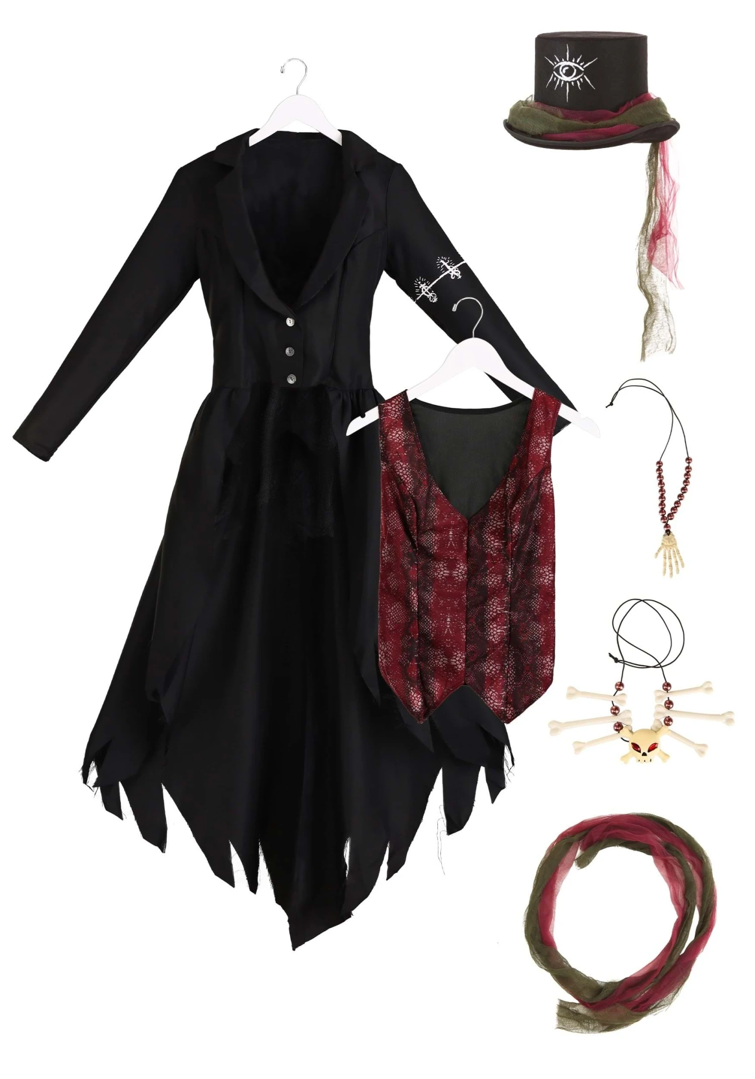 Women's Plus Size Voodoo Magic Costume 12 Women's Plus Size Voodoo Magic Costume - Image 10