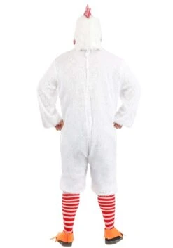 Plus Size White Rooster Adult Costume 6 Plus Size White Rooster Adult Costume -Halloween Costumes plus size white rooster costume alt 1