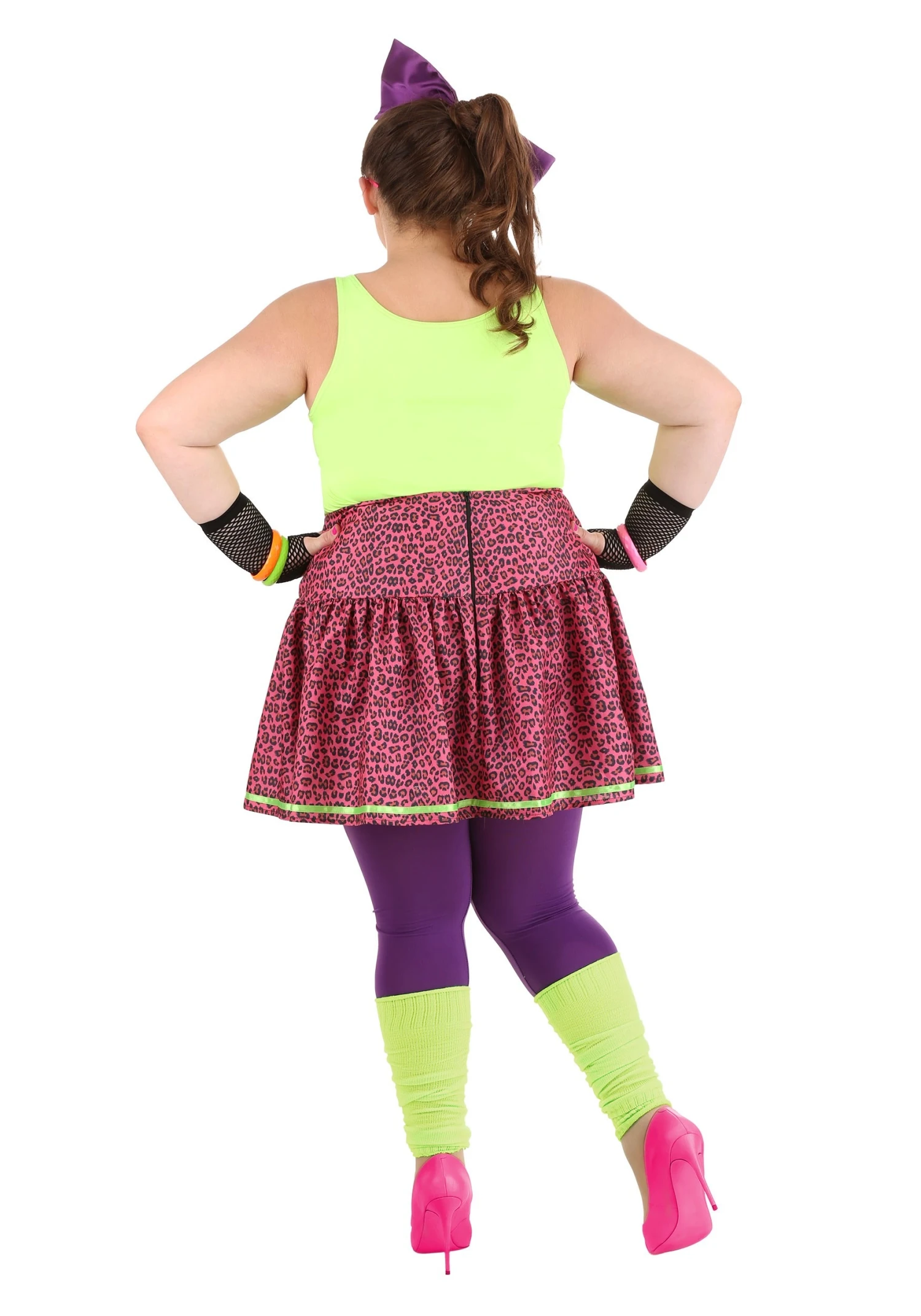 Women's Plus Size 80s Rad Costume 4 Women's Plus Size 80s Rad Costume - Image 2