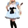 Plus Size Alluring Alice Costume Dress For Women 2 Plus Size Alluring Alice Costume Dress For Women -Halloween Costumes plus size womens alluring alice costume