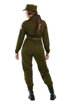 Plus Size Army Flightsuit Costume For Women -Halloween Costumes plus size womens army flightsuit costume 1