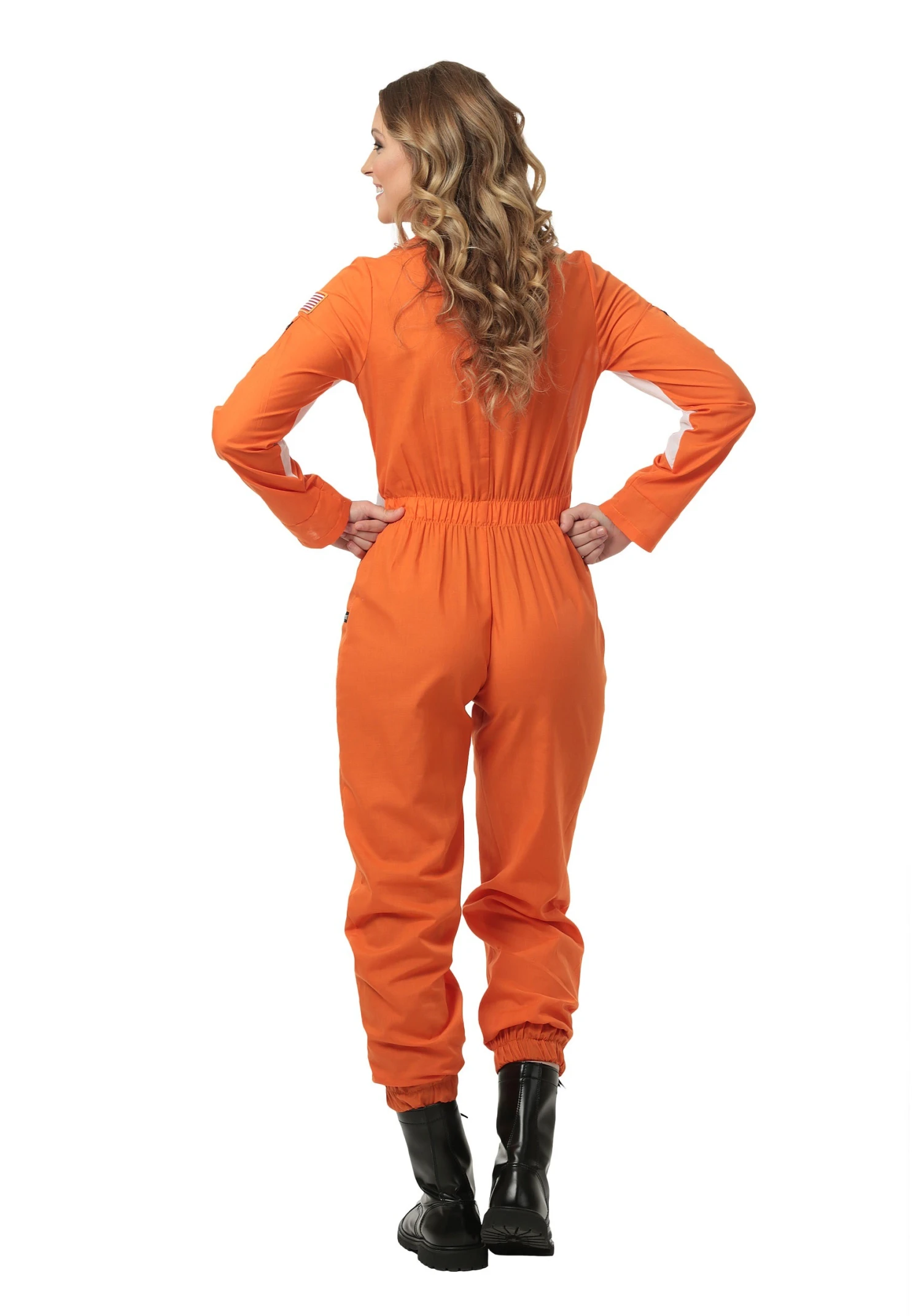 Women's Plus Size Astronaut Jumpsuit Costume 4 Women's Plus Size Astronaut Jumpsuit Costume - Image 2