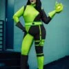 Women's Plus Size Disney Kim Possible Authentic Shego Costume 2 Women's Plus Size Disney Kim Possible Authentic Shego Costume -Halloween Costumes plus size womens authentic disney shego costume