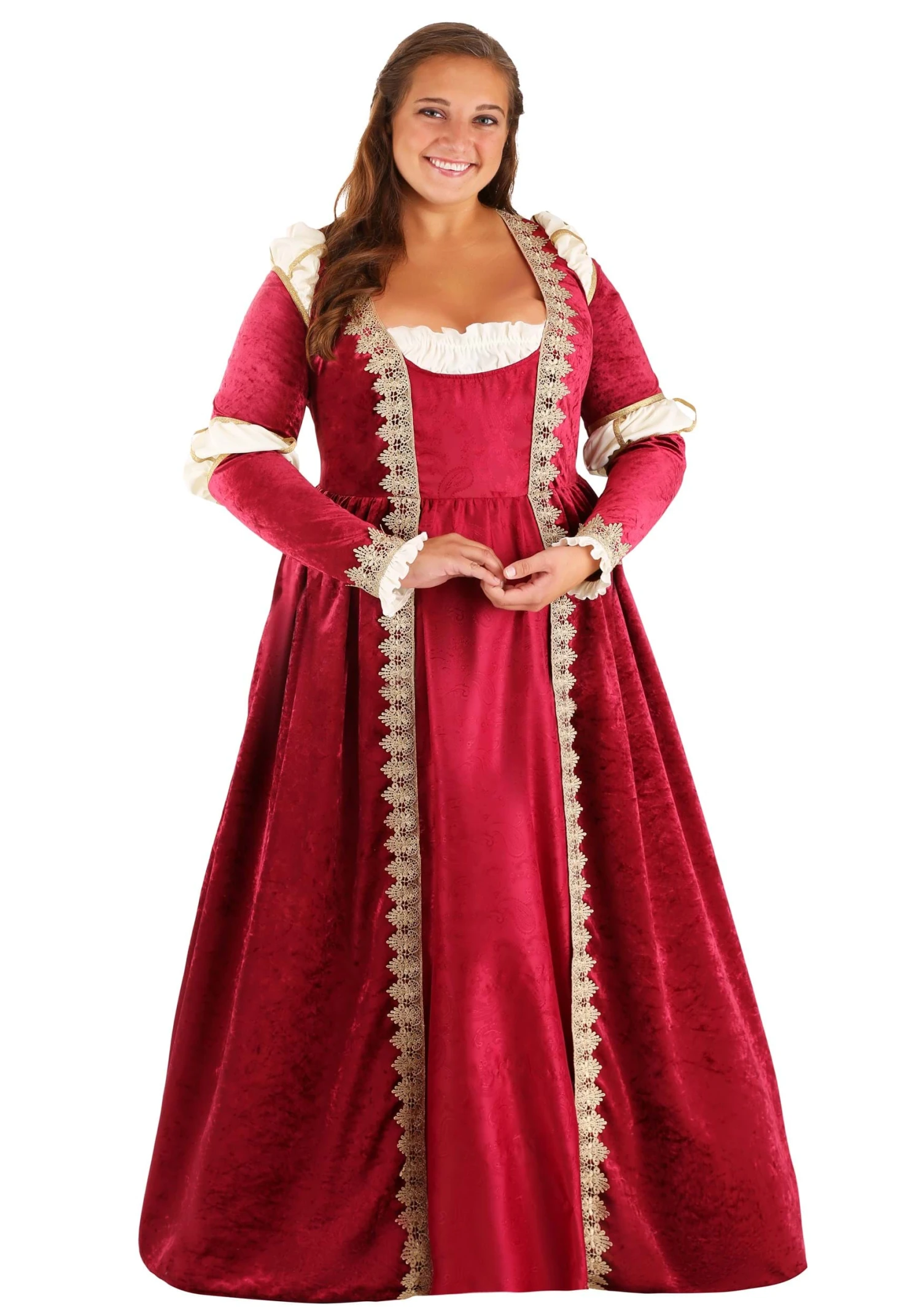 Women's Plus Size Crimson Maiden Costume 3 Women's Plus Size Crimson Maiden Costume