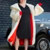 Cruella De Vil Coat Costume For Plus Size Women From Disney's 101 Dalmatians 2 Cruella De Vil Coat Costume For Plus Size Women From Disney's 101 Dalmatians -Halloween Costumes plus size womens deluxe cruella de vil costume 2 1
