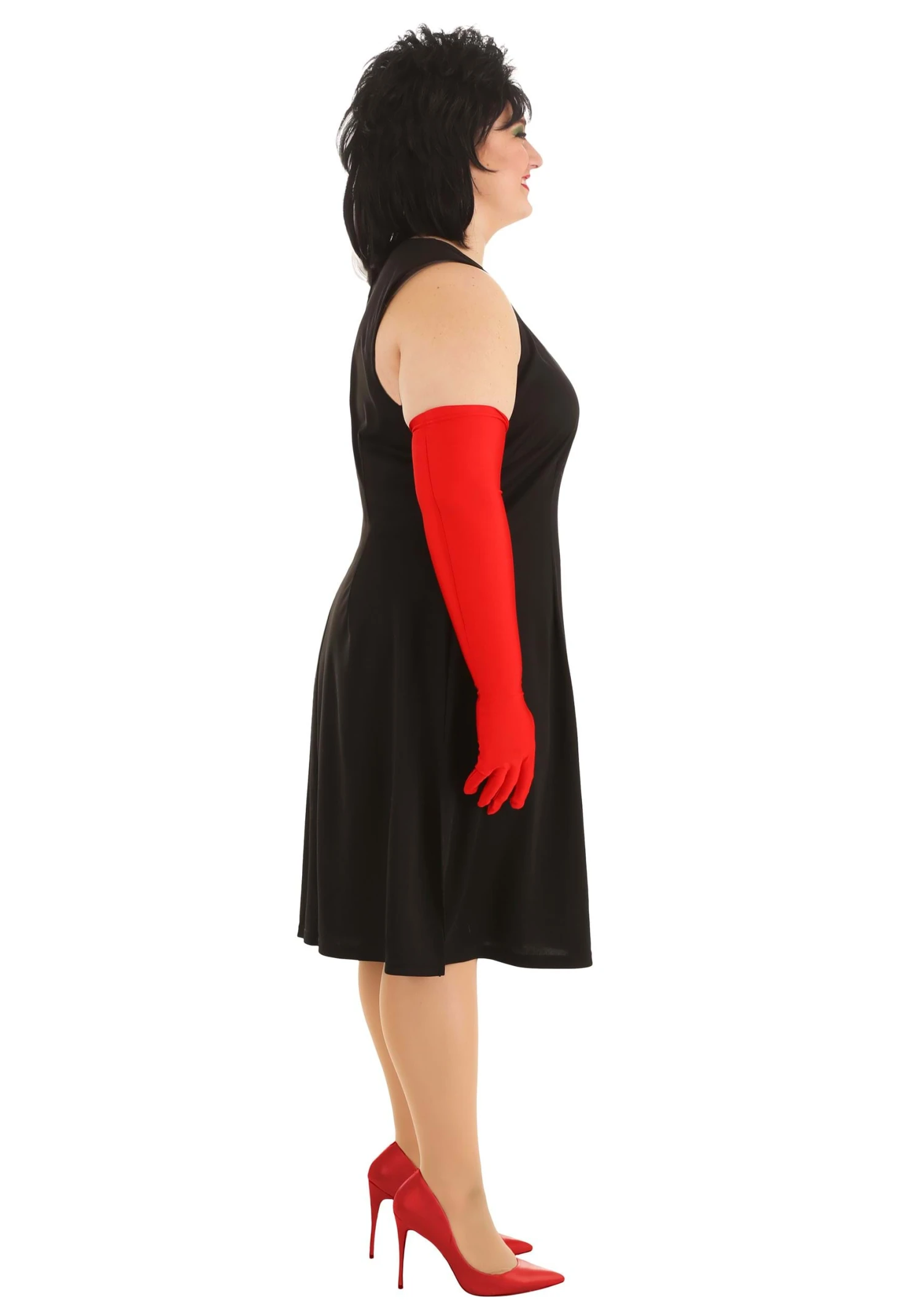 Cruella De Vil Coat Costume For Plus Size Women From Disney's 101 Dalmatians 13 Cruella De Vil Coat Costume For Plus Size Women From Disney's 101 Dalmatians - Image 11