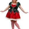 Plus Size Deluxe Festive Elf Women's Costume 2 Plus Size Deluxe Festive Elf Women's Costume -Halloween Costumes plus size womens deluxe festive elf costume