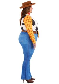 Plus Size Deluxe Pixar Toy Story Woody Costume For Women -Halloween Costumes plus size womens deluxe pixar toy story woody costume alt 3