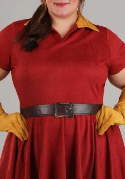 Plus Size Disney Gaston Women's Costume -Halloween Costumes plus size womens disney gaston costume alt 4