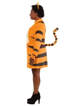 Plus Size Disney Tigger Costume For Women -Halloween Costumes plus size womens disney tigger costume alt 3