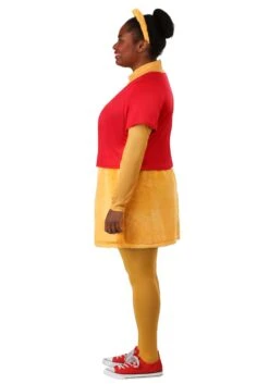 Plus Size Disney Winnie The Pooh Women's Costume Dress -Halloween Costumes plus size womens disney winnie the pooh costume alt 2