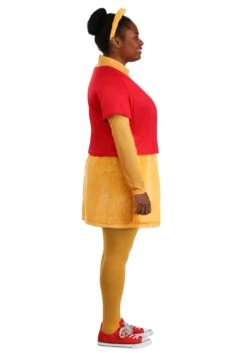 Plus Size Disney Winnie The Pooh Women's Costume Dress -Halloween Costumes plus size womens disney winnie the pooh costume alt 3