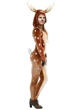 Plus Size Women's Fawn Costume -Halloween Costumes plus size womens fawn costume alt 2