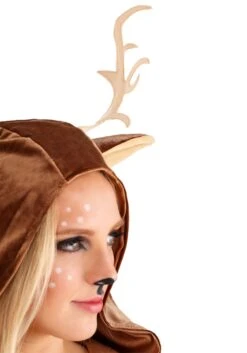Plus Size Women's Fawn Costume -Halloween Costumes plus size womens fawn costume alt 4