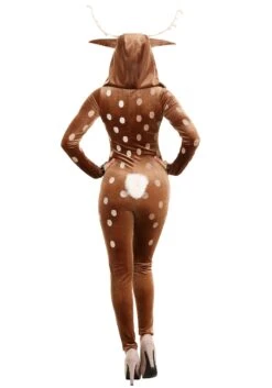 Plus Size Women's Fawn Costume -Halloween Costumes plus size womens fawn costume alt 8