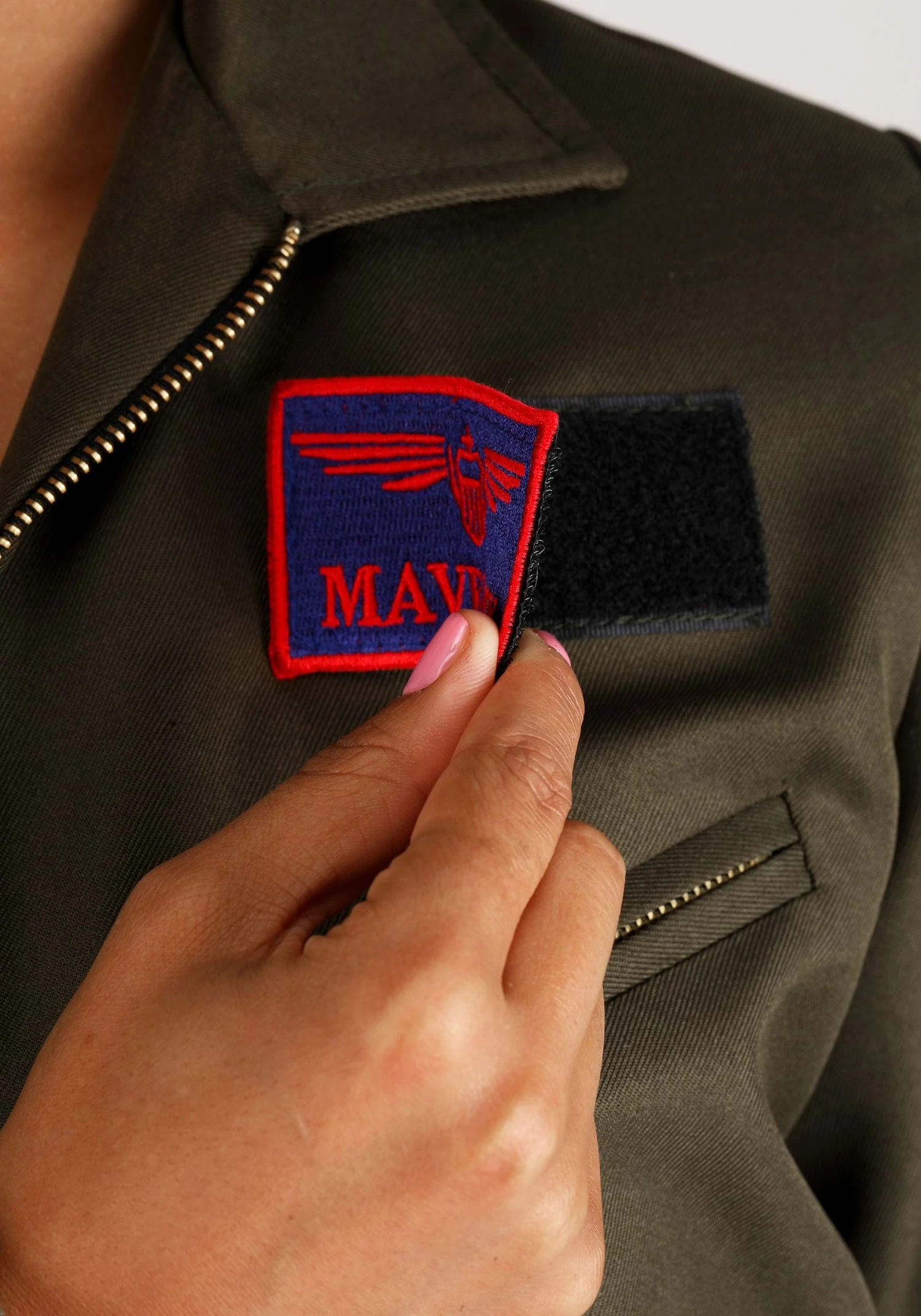 Women's Plus Size Flight Suit Top Gun Costume 7 Women's Plus Size Flight Suit Top Gun Costume - Image 5