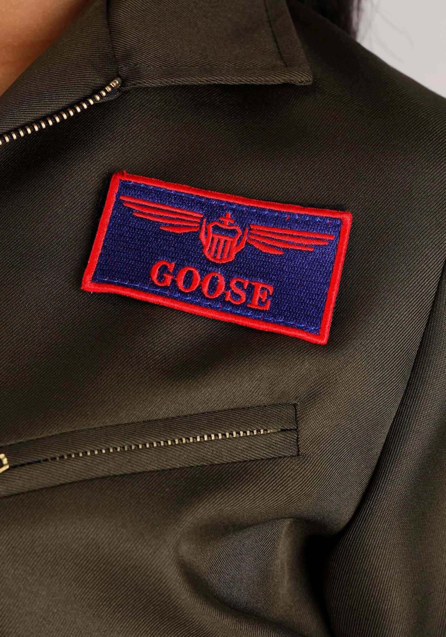 Women's Plus Size Flight Suit Top Gun Costume 9 Women's Plus Size Flight Suit Top Gun Costume - Image 7