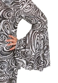 Plus Size Foxy Disco Lady Costume For Women 14 Plus Size Foxy Disco Lady Costume For Women -Halloween Costumes plus size womens foxy lady disco costume alt 3