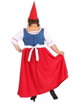 Plus Size Garden Gnome Women's Costume -Halloween Costumes plus size womens garden gnome costume alt 1