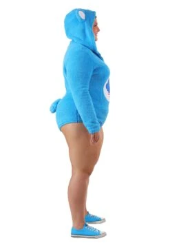 Plus Size Care Bears Grumpy Bear Women's Romper Costume 12 Plus Size Care Bears Grumpy Bear Women's Romper Costume -Halloween Costumes plus size womens grumpy bear romper costume alt 3