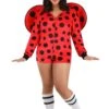 Plus Size Ladybug Costume Romper For Women 1 Plus Size Ladybug Costume Romper For Women -Halloween Costumes plus size womens ladybug costume romper
