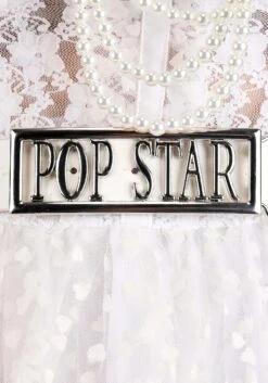 Plus Size Like A Virgin Popstar Women's Costume -Halloween Costumes plus size womens like a virgin popstar costume alt 5