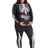 Plus Size Maternity Skeleton Costume For Women -Halloween Costumes plus size womens maternity skeleton costume