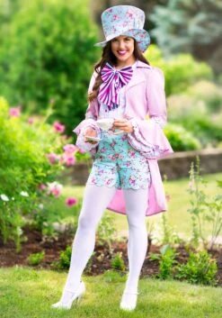 Plus Size Pretty Mad Hatter Costume For Women 8 Plus Size Pretty Mad Hatter Costume For Women -Halloween Costumes plus size womens pretty mad hatter costume 1