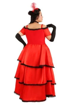 Women's Plus Size Sassy Showgirl Costume 6 Women's Plus Size Sassy Showgirl Costume -Halloween Costumes plus size womens sassy showgirl costume 1