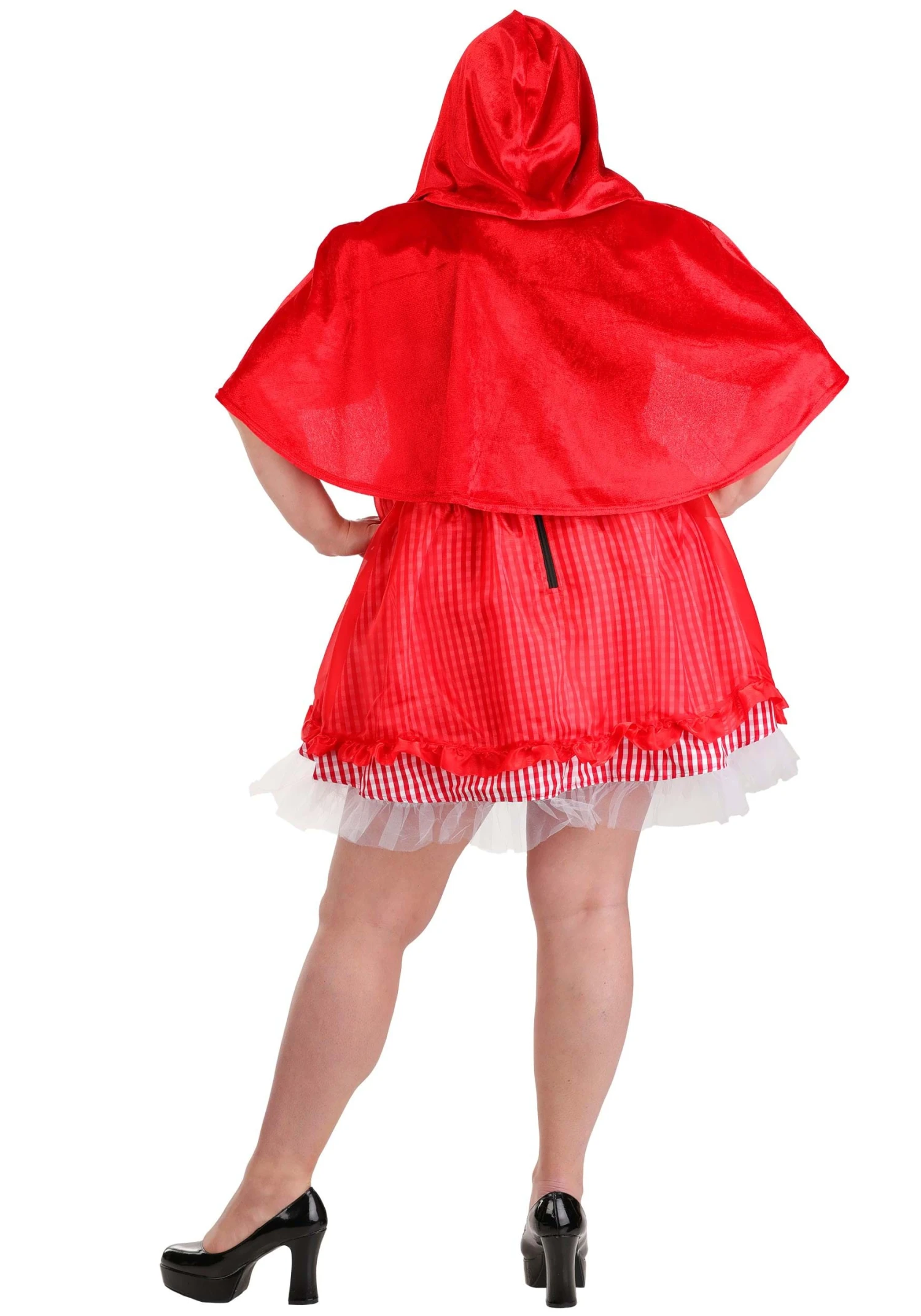 Plus Size Sexy Little Riding Hood Costume For Women 4 Plus Size Sexy Little Riding Hood Costume For Women - Image 2