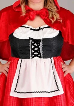 Plus Size Sexy Little Riding Hood Costume For Women 12 Plus Size Sexy Little Riding Hood Costume For Women -Halloween Costumes plus size womens sexy little riding hood costume alt 3