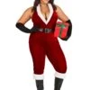 Plus Size Sexy Santa Bodysuit Costume For Women 1 Plus Size Sexy Santa Bodysuit Costume For Women -Halloween Costumes plus size womens sexy santa bodysuit