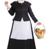 Women's Plus Size Thankful Pilgrim Costume Dress -Halloween Costumes plus size womens thankful pilgrim costume