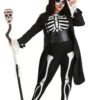 Plus Size Ladies Voodoo Skeleton Costume -Halloween Costumes plus size womens voodoo skeleton costume