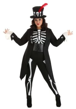 Plus Size Ladies Voodoo Skeleton Costume -Halloween Costumes plus size womens voodoo skeleton costume alt 5