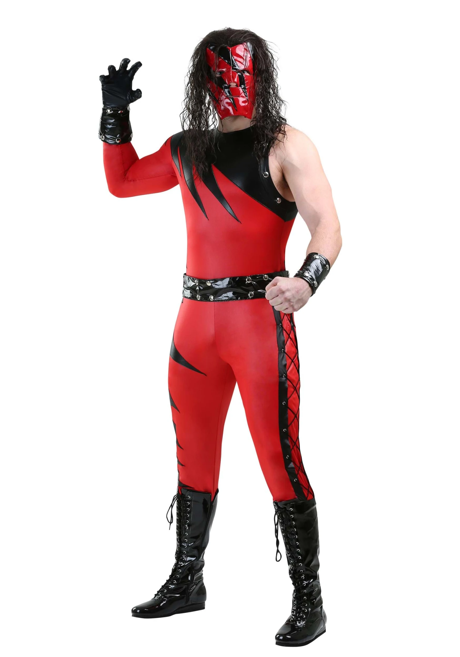 WWE Kane Plus Size Men's Costume 8 WWE Kane Plus Size Men's Costume - Image 6