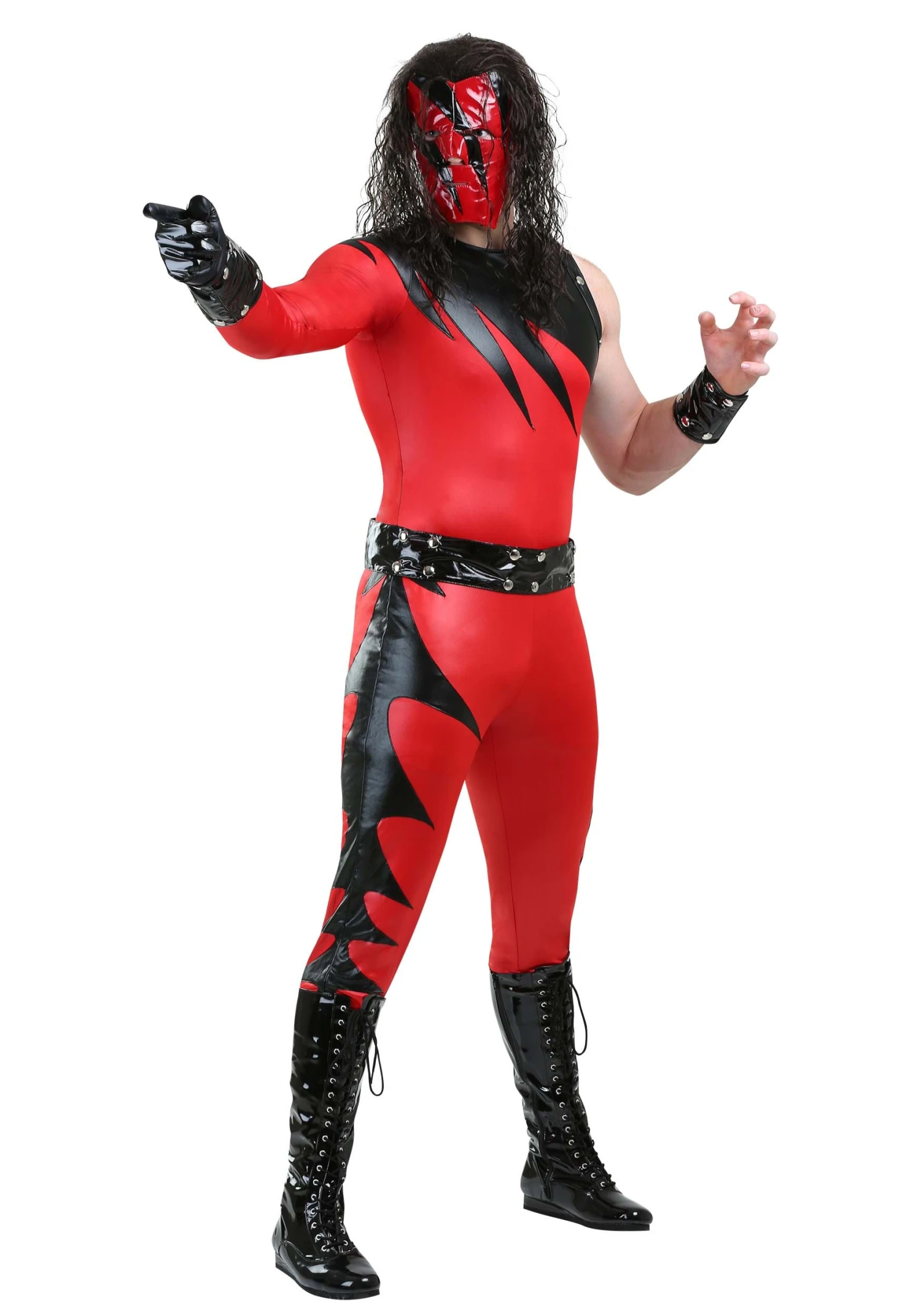 WWE Kane Plus Size Men's Costume 9 WWE Kane Plus Size Men's Costume - Image 7
