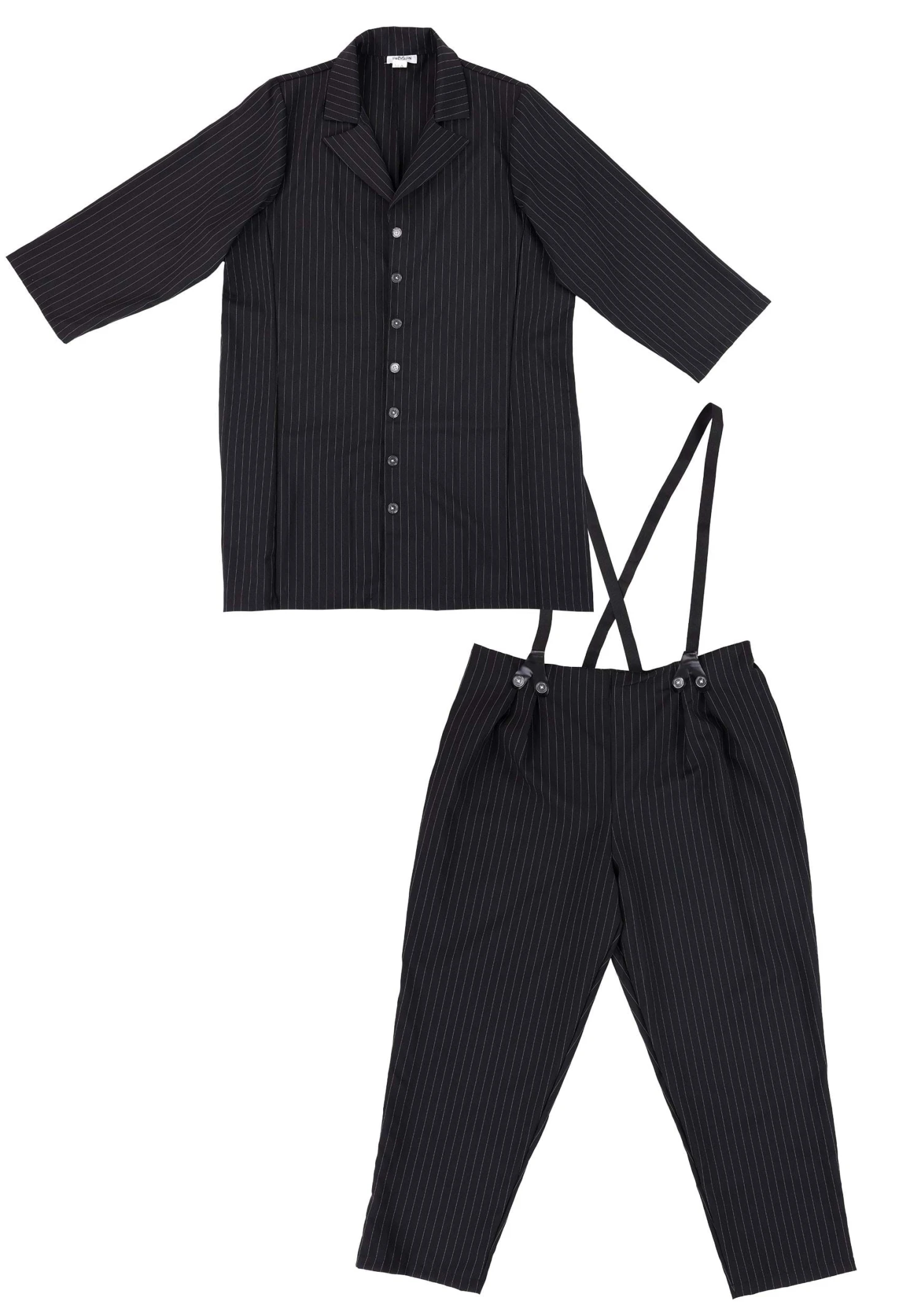 Plus Size Black Zoot Suit Costume For Men 4 Plus Size Black Zoot Suit Costume For Men - Image 2