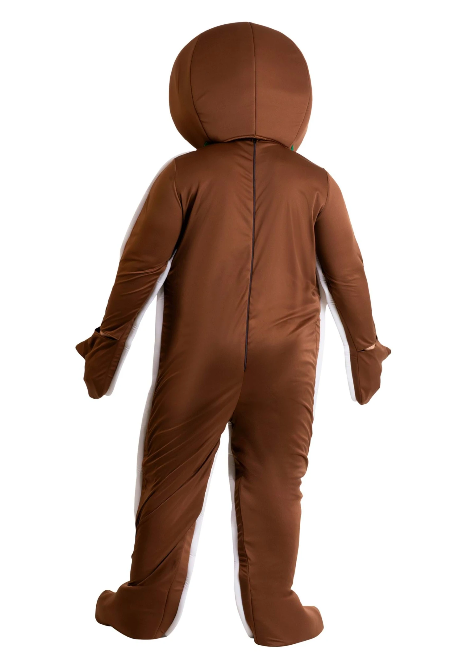 Plus Sized Iced Gingerbread Man Costume For Men 4 Plus Sized Iced Gingerbread Man Costume For Men - Image 2