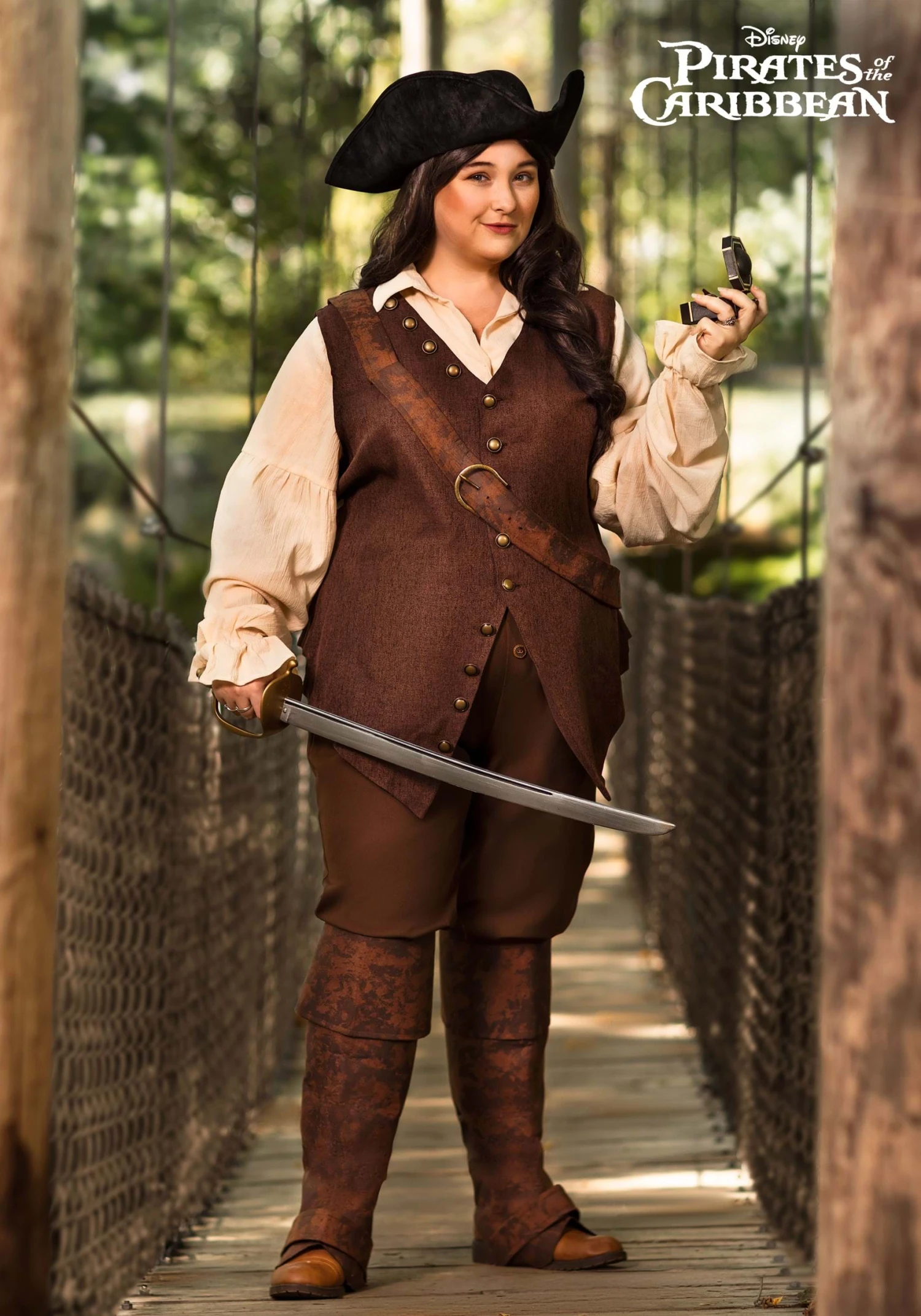 Women's Plus Size Disney Pirates Of The Caribbean Elizabeth Swann Costume 3 Women's Plus Size Disney Pirates Of The Caribbean Elizabeth Swann Costume