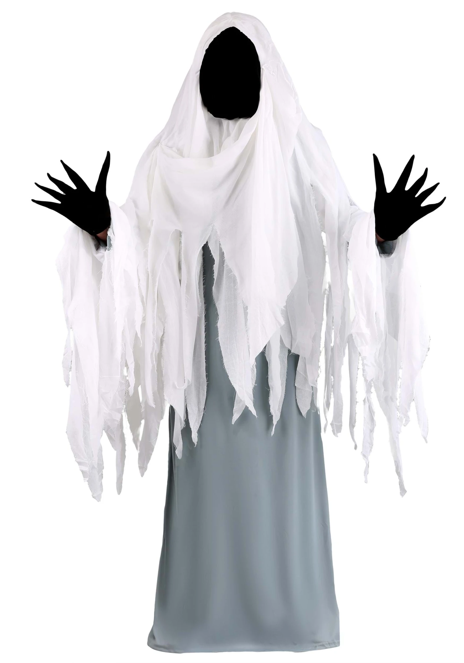 Adult Plus Size Spooky Ghost Costume 3 Adult Plus Size Spooky Ghost Costume