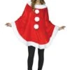 Fun World Plush Santa Claus Costume Poncho -Halloween Costumes plush santa poncho