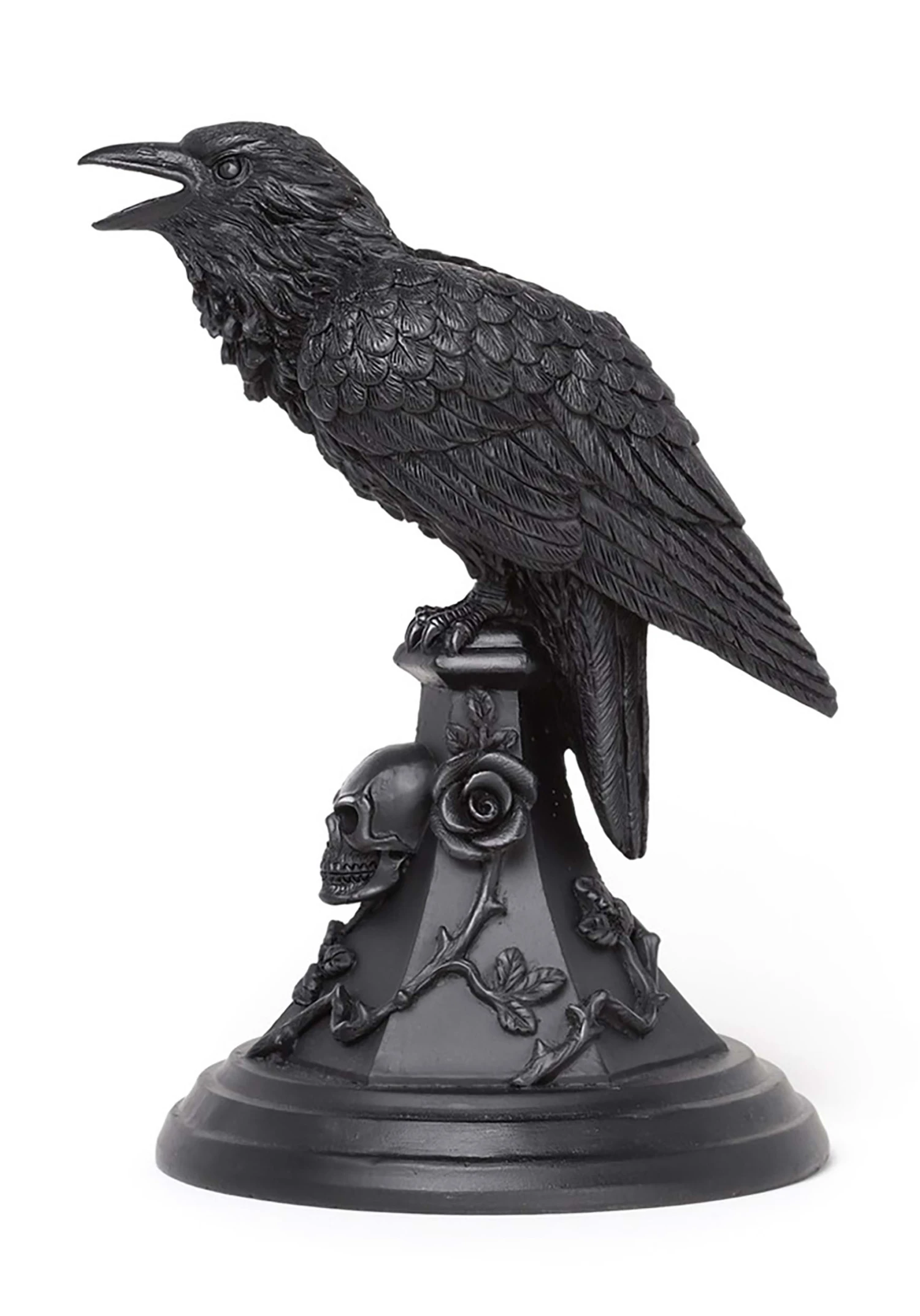 Poe's Raven Candle Stick Holder Halloween Decoration 4 Poe's Raven Candle Stick Holder Halloween Decoration - Image 2