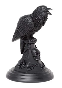 Poe's Raven Candle Stick Holder Halloween Decoration 8 Poe's Raven Candle Stick Holder Halloween Decoration -Halloween Costumes poes raven candle stick holder alt 2