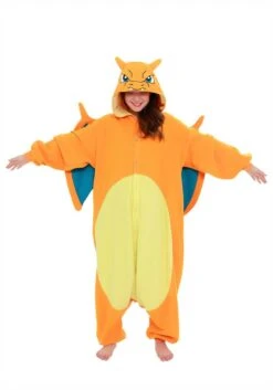 Pokemon Adult Charizard Kigurumi -Halloween Costumes pokemon adult charizard kigurumi alt 1
